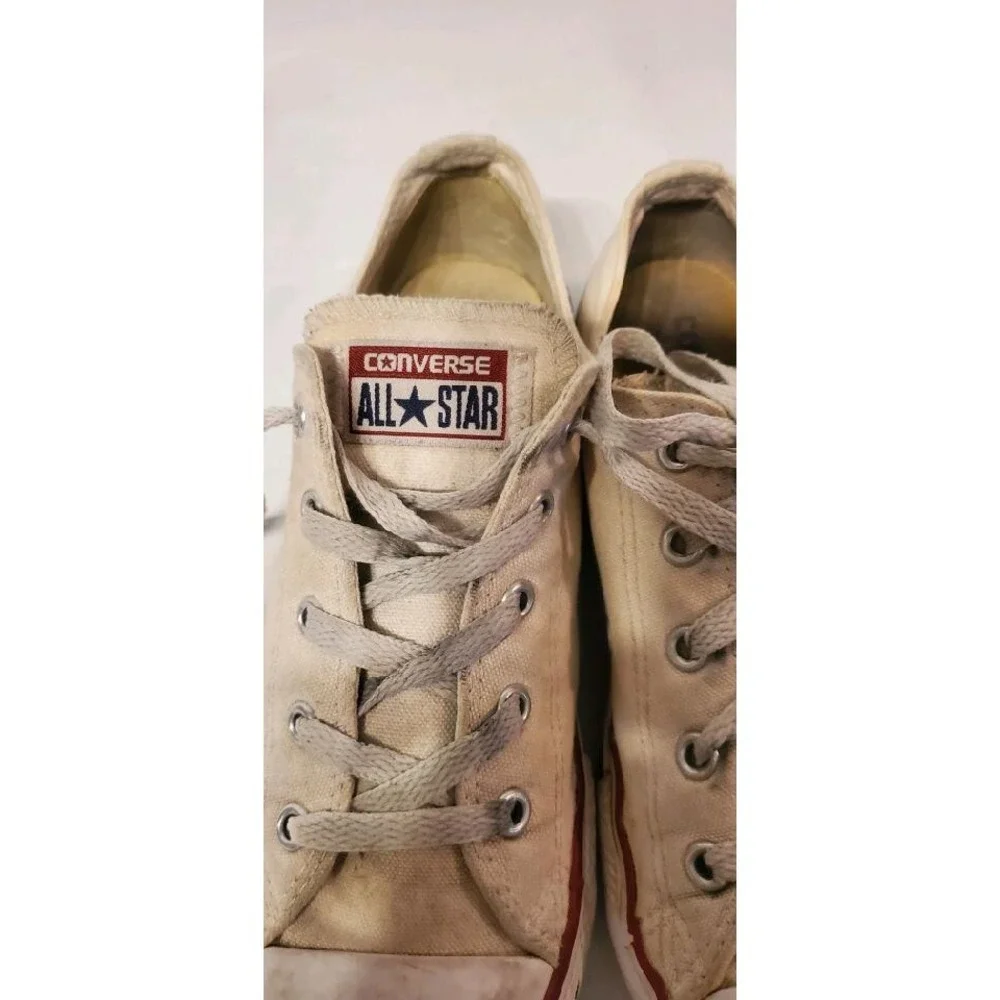 Converse Chuck Taylor All Star White Canvas Youth Size 3 Retro 2015